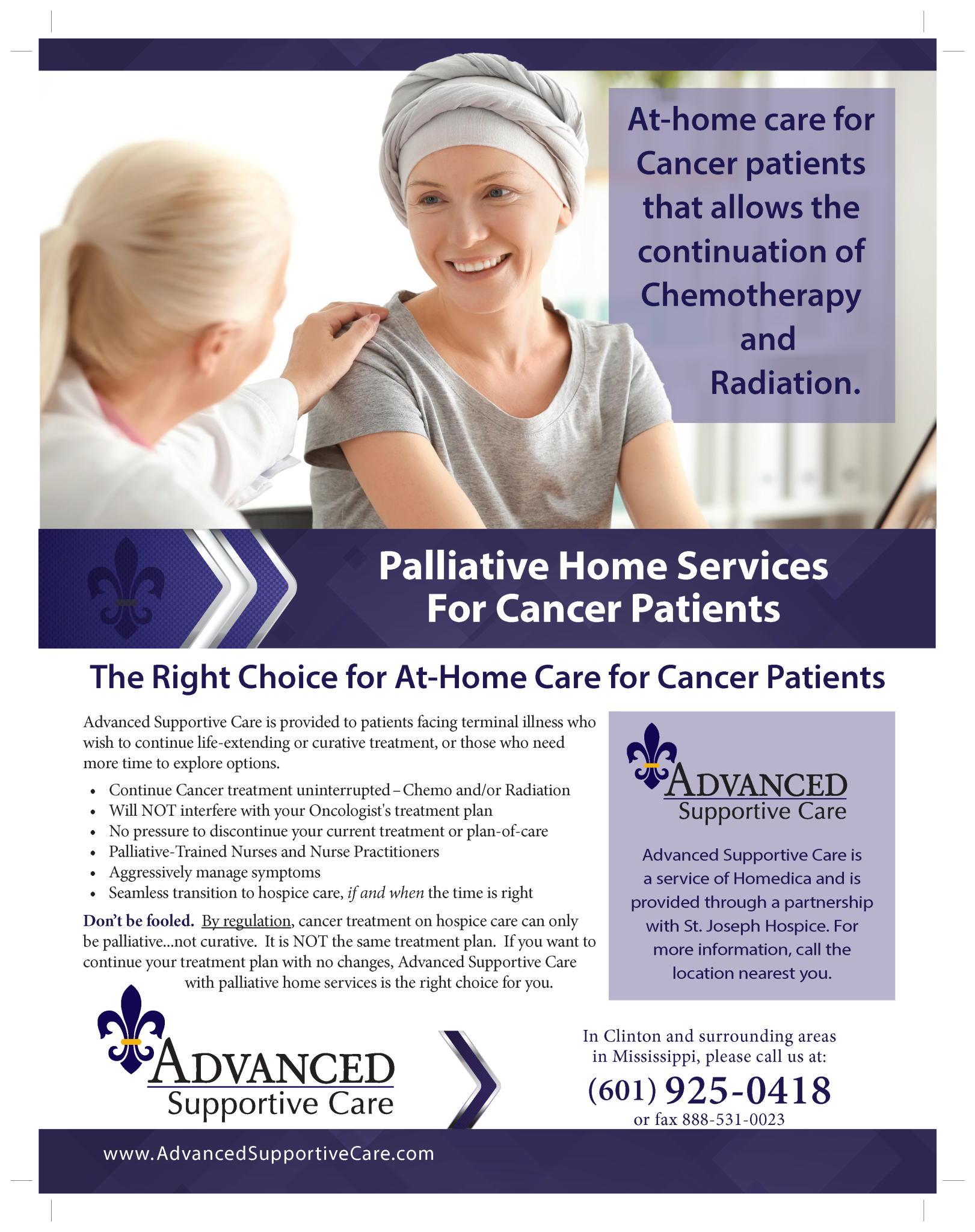 ASC Cancer Flyer – Clinton – S & S Printing